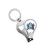 Origami Abstract Frog Geometric Shape Fingernail Clipper Cutter Opener Key Chain Scissor view 1