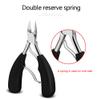 AnHua 1Pcs Toe Nail Clippers Nail Correction Thick Nails Ingrown Toenails Nippers Cutters Dead Skin Dirt Remover Pedicure Care Tool (Black) view 4