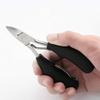 AnHua 1Pcs Professional Toenail Clippers Treatment Thick or Ingrown Toe Nails, Heavy Duty Soft Grip Tool Use for Family Double Spring Nail Cuticle Scissors (Black) view 2