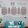Wall Rack Metal Iron 6 Tier Nail Polish Shelf Sets, Nail Salon Hanging Wall Display Rack Perfume Shelf Cosmetic Essential Oil Spice Rack Organizer Holds view 4