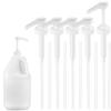 5/8/12 Pcs Plastic Pump Dispenser for Most 1 Gallon (128 Ounce) containers, 38/400, for 38 mm Neck Finish Soap/Shampoo/Conditioner Bottle (5 Pcs, White) view 1