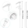 5/8/12 Pcs Plastic Pump Dispenser for Most 1 Gallon (128 Ounce) containers, 38/400, for 38 mm Neck Finish Soap/Shampoo/Conditioner Bottle (5 Pcs, White) view 3