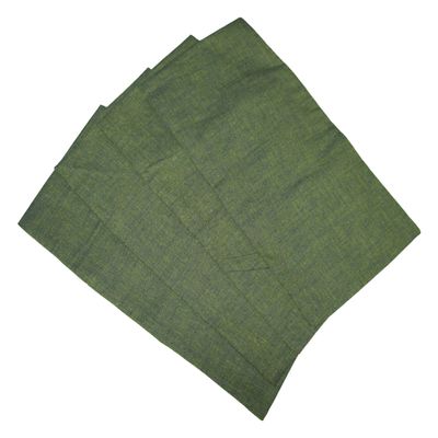 Eye Pillow Cover Pack of (4) - 4.5 x 9 - Soft Cotton Washable - fits Most Eye Pillows - Yoga Massage Meditation spa - USA Made - Bulk - Moss Green Olive