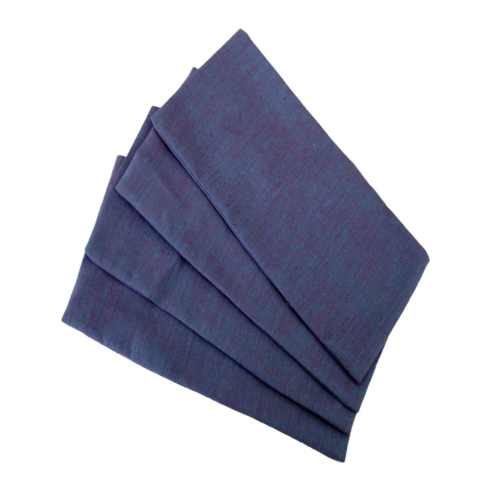 Eye Pillow Cover Pack of (4) - 4.5 x 9 - Soft Cotton Washable - fits Most Eye Pillows - Yoga Massage Meditation spa - USA Made - Bulk - Lilac Amethyst Purple