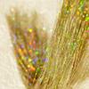 47" Holographic Hair Tinsel KIt Shining Gold Professional Sparkle Heat-Resistant Silk Extensions, Easy to Apply, Hair Accessories for Girls, Party Hair, Gifts for Girls (1000 Strands, Shining Gold) view 2