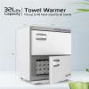 Pantin 32L Premium Two Compartment Towel Warmer for Hair Salon, Beauty SPA, Restaurant & Home. Heated Towel Warmer -Large Electric Hot Towel Cabinet for Salons, Spas - The Best Spa Equipment 110V 320W view 4