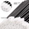 600pcs Disposable Lip Brushes Make Up Brush Lip Gloss Applicators Lipstick Wands Tool Kits Lip gloss Applicators Tester Wands (black) (600) view 3