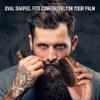 BFWood Boar Bristle Beard Brush - Black Wood Walnut Military Style, Men's Wooden Mustache Brush view 2
