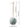 4 Pack Large Bath Puff Loofah Sponge with Long Handle Shower Loofah, Bath Body Back Brush, Spa Brush for Women and Men(4 Color) view 2