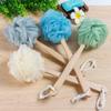 4 Pack Large Bath Puff Loofah Sponge with Long Handle Shower Loofah, Bath Body Back Brush, Spa Brush for Women and Men(4 Color) view 3