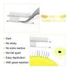 6D-C-0.10-9-16mix Long Stem Premade Fans Eyelash Extensions - Volume Lash Extensions with C & D Curl view 3