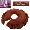 ANGGREK Face Pillow Cushion SPA Salon Massage Bed U Shape Detachable Face Pillow Table Chair Face Rest Face Rest Neck Head Pillow(04) view 3