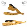 Black And Gold Stainless Steel Finished With an Amazing Design All Purpose Shaving Razor - Professional Barbershop/Barber and Personal Use Straight Edge Razor Cut Throat Knife view 2