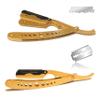 Black And Gold Stainless Steel Finished With an Amazing Design All Purpose Shaving Razor - Professional Barbershop/Barber and Personal Use Straight Edge Razor Cut Throat Knife view 3
