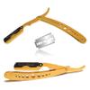 Black And Gold Stainless Steel Finished With an Amazing Design All Purpose Shaving Razor - Professional Barbershop/Barber and Personal Use Straight Edge Razor Cut Throat Knife view 4