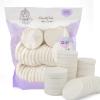 40 PCS Makeup Blenders Sponges Set, Use for Dry and Wet, Perfect for Full Face Curve Blending, Cream, Liquid, Powder Foundation Cosmetics, Latex Free & Soft & Flexible, Round view 1