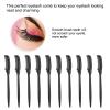 10pcs Plastic Eyelashes Comb Portable Beauty Makeup Eye Lashes Separator Tool Eyebrow Comb Teeth Lash Comb Eyebrow view 3