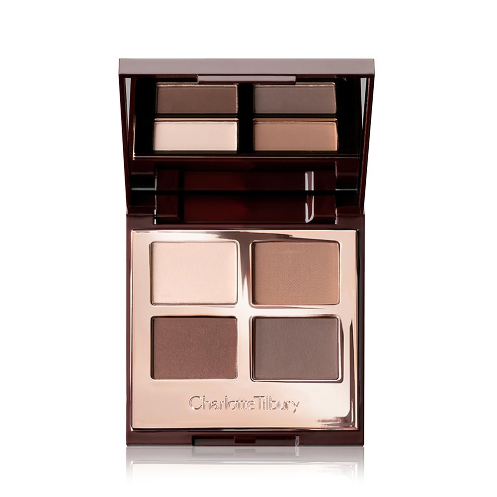 Charlotte Tilbury Luxury Palette Eyeshadow - Shimmer, Metallic & Satin Matte Eyeshadow Quad with a Rich Powder Formula - Includes 4 Complementary Shades - The Sophisticate