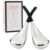 pfefe Ice Globes Facial Skin Care Tools for Women Face Eyes, Stainless Steel Face Beauty Cryo Sticks for Girls Ladies, Esthetician Supplies Cooling Spa Globes Cold Roller with Storage Case view 1