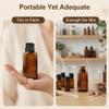 3 Pack 50ml/1.7oz Amber Glass Dropper Bottles, Light-Proof Leak-Proof with Dropper Inner Plug & Black Threaded Cap for Essential Oils, Aromatherapy, DIY Crafts, Travel Storage view 4