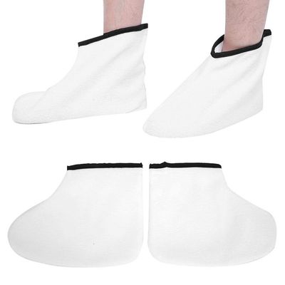 Paraffin Wax Booties Cotton Foot Care Heat Preservation Wax Bath Treatment Mitts Foot Spa Cover For For Paraffin Baths Paraffin-Baths Women Great For Paraffin Wax White