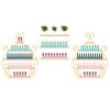 Metal 5 Tier Nail Polish Shelf Essential Oil Display Rack, Nail Salon Shop Iron Hanging Wall Triangle Display Rack Storage Shelf Perfume Shelf Cosmetic Cabinet 5 Tier Spice Rack Organizer Holds view 1