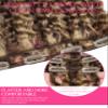 Clip in Human Hair Extensions Afro Jerry Curly 3B 3C Real Hair Clip in Extensions For Black Women Natural Black Color 100% Brazilian African American Hair Extensions (14 inch, Jerry Curly #P4/27) view 4