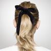 Beaupretty 3pcs Bow-knot Hair Accessories for Women Ties Green Wine Red Black for Ponytails Everyday Wear and Stylish Outfits view 3
