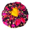 2Chique Boutique Women's African Ankara Print Satin Bonnet Multi Color Patterns (Purple/Multi, Large) view 2