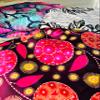 2Chique Boutique Women's African Ankara Print Satin Bonnet Multi Color Patterns (Purple/Multi, Large) view 3