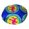 2Chique Boutique Women's African Ankara Print Satin Bonnet Multi Color Patterns (Blue/Multi, Large) view 2