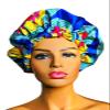 2Chique Boutique Women's African Ankara Print Satin Bonnet Multi Color Patterns (Purple/Multi, Regular) view 4