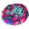 2Chique Boutique Women's African Ankara Print Satin Bonnet Multi Color Patterns (Pink/Multi, Large) view 1