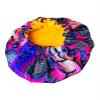 2Chique Boutique Women's African Ankara Print Satin Bonnet Multi Color Patterns (Pink/Multi, Large) view 2