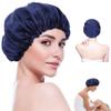 4PCS Sleep Cap Night Satin Bonnet Wide Elastic Band Soft Hat Hair Loss Chemo Caps Sleeping Head Cover Silky Turban Shower Bath Hats view 3