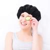 4PCS Sleep Cap Night Satin Bonnet Wide Elastic Band Soft Hat Hair Loss Chemo Caps Sleeping Head Cover Silky Turban Shower Bath Hats view 4