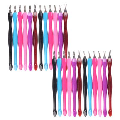 1 Set 48pcs Dead Skin Fork Nail Art Tool Dead Skin Removal Fork Cuticle Remover Dead Skkin Pusher