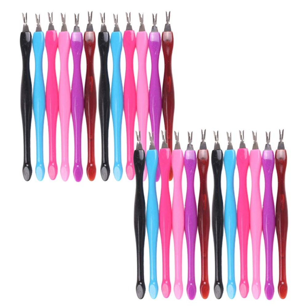 1 Set 48pcs Dead Skin Fork Nail Art Tool Dead Skin Removal Fork Cuticle Remover Dead Skkin Pusher