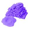 100pcs Purple Disposable Bouffant Caps, Dustproof Hats Head Cover Hair Net, Elastic Dust Cap for Catering Industrial Food view 1