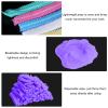 100pcs Purple Disposable Bouffant Caps, Dustproof Hats Head Cover Hair Net, Elastic Dust Cap for Catering Industrial Food view 3