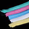 100pcs Purple Disposable Bouffant Caps, Dustproof Hats Head Cover Hair Net, Elastic Dust Cap for Catering Industrial Food view 4