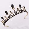 1pc Baroque Crown Bride Crown Bride Headdress Wedding Show Hair Accessory Vintage Wedding view 2