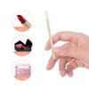 100pcs Lip Gloss Wands Disposable Bamboo Handle Lip Brushes Lipstick Applicator Makeup Tool view 3