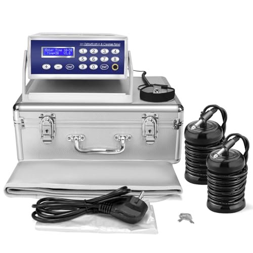 Ionic Foot Bath Detox Machine, Professional Foot Detox Machine for Home Use, Ion Cleanse Ionic Bath Spa with LED Display, Far Infrared Belt