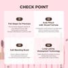 lilybyred Hard Flat Brow Pencil | Korean Flat-Tip Eyebrow Pencil, Wood-Like Auto Formula, Toothbrush-Style Blending Brush, Smudge-Proof, Sweat-Resistant, Natural Finish, 0.005 oz. (04 Dark Brown) view 3