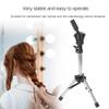 Mannequin Tripod,Mannequin Head Stand Hairdressing Head Tripod Heavy Duty Metal Multifunction Portable Adjustable Mannequin Head Tripod Stand ,Wig Stand Tripod Styling Training view 2