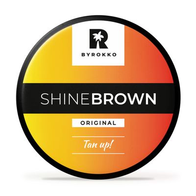 BYROKKO Shine Brown Tan Accelerator Cream 7.1 Fl Oz, Outdoor Sun or Indoor Tanning Oil or Tanning Bed Lotion, Fast Bronzer with Premium Natural Ingredients for Deep, Long-Lasting Glow