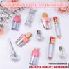 24 Pieces Novelty Empty Lip Gloss Tubes Bulk, Ice Cream and Funny Light Bulb Shaped Lipstick Balm Tube, Creative Lollipop Shape, Bottle and Candy Lipstick Glaze Tube, Pencil Lip Oil Bottles, 6 Styles view 3
