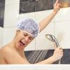 100pcs Shower Caps Disposable, Thicker and Larger Waterproof Clear Hair Bath Caps, Premium Plastic Hair Cap for Women, Spa, Hair Solon, Travel, Hotel and Home Use(Size 20IN/50CM) view 4