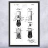 Framed Shaving Brush Print, Barber Shop Art, Barber Gift, Bathroom Decor, Stylist Gift, Salon Wall Art, Shaving Gift Black & White (12x16) view 1
